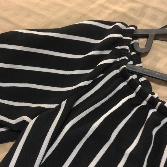 Off the shoulder chiffon dressy shirt - Picture 2 of 2